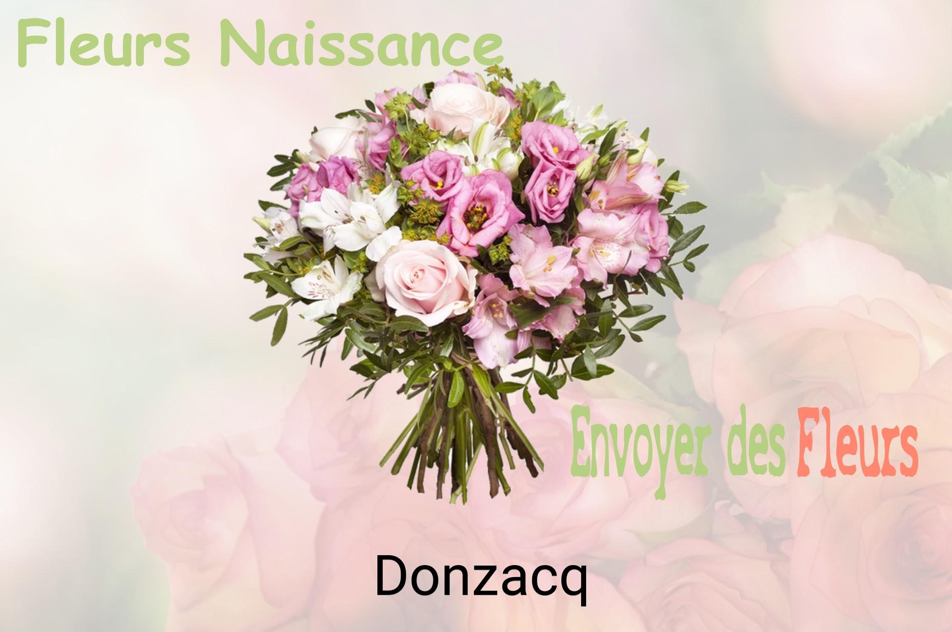 Bouquet de fleurs de naissance livré à Donzacq